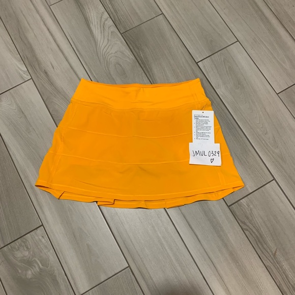 Lululemon Pace Rival Skirt Tall * Clementine - Picture 7 of 10
